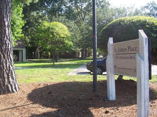 st.james place sign