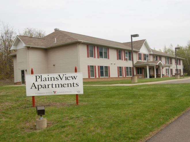 plainsview apartments sign