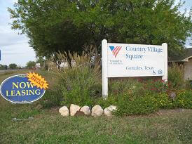 Country Village Square Entrance Sign