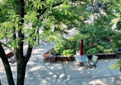 north park plaza courtyard